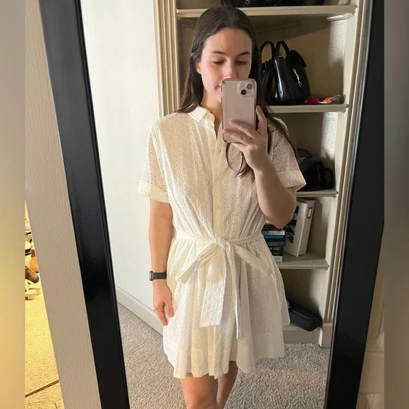 Lisa marie fernandez eyelet dress deals